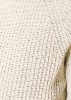 Crew Neck Pullover — CREAM