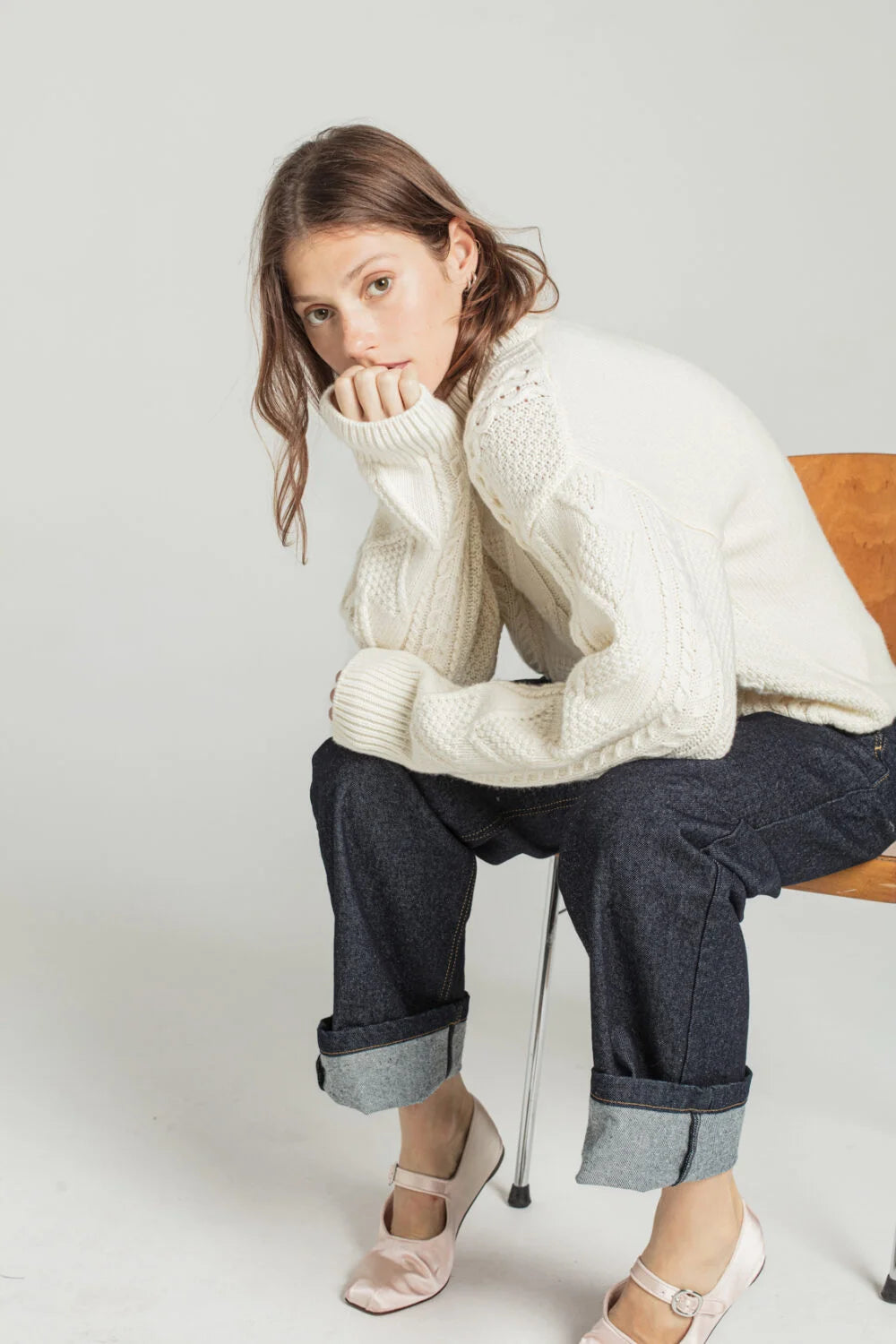 Sanelle Cable Sweater