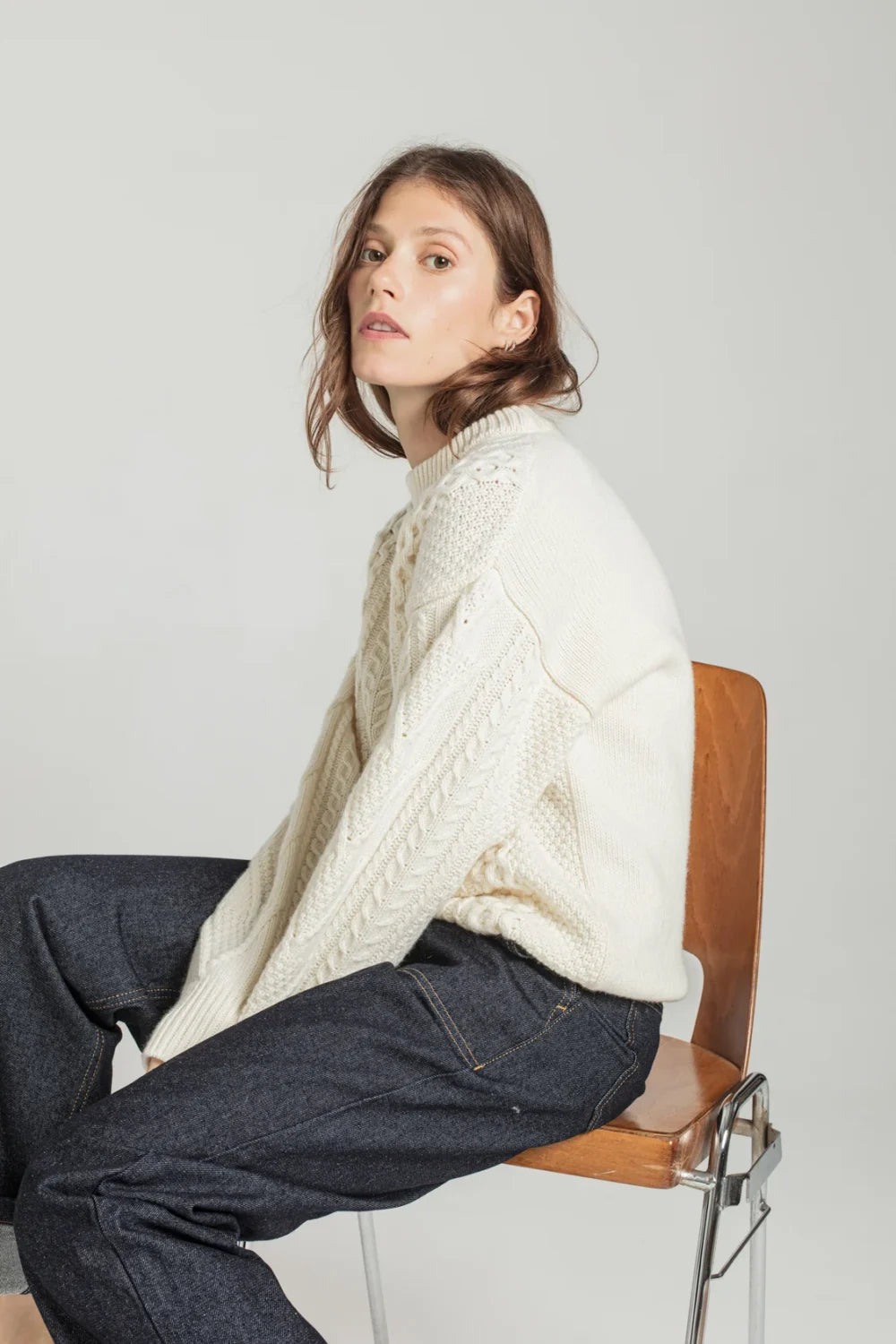 Sanelle Cable Sweater