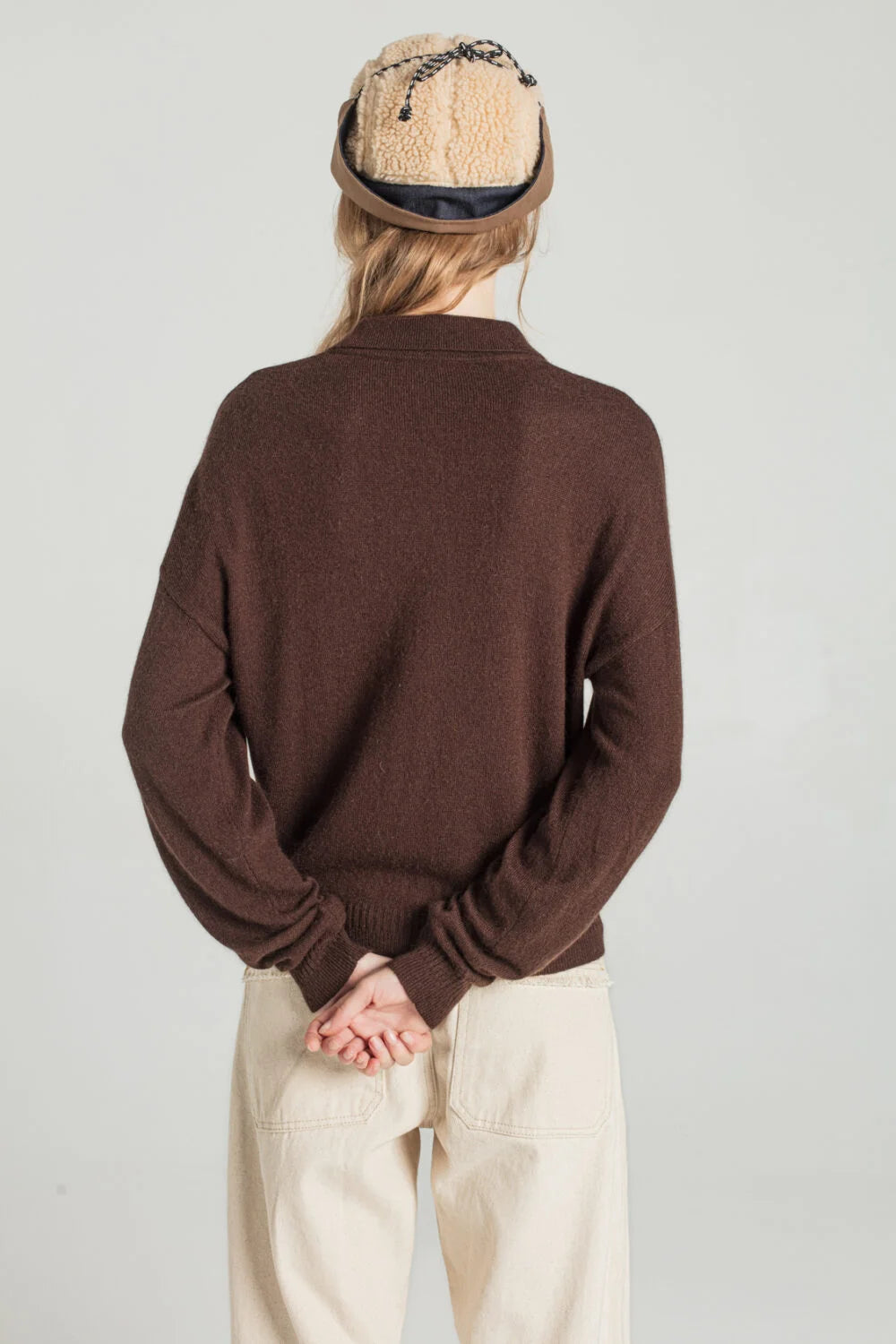 Galmino Cardigan Brown