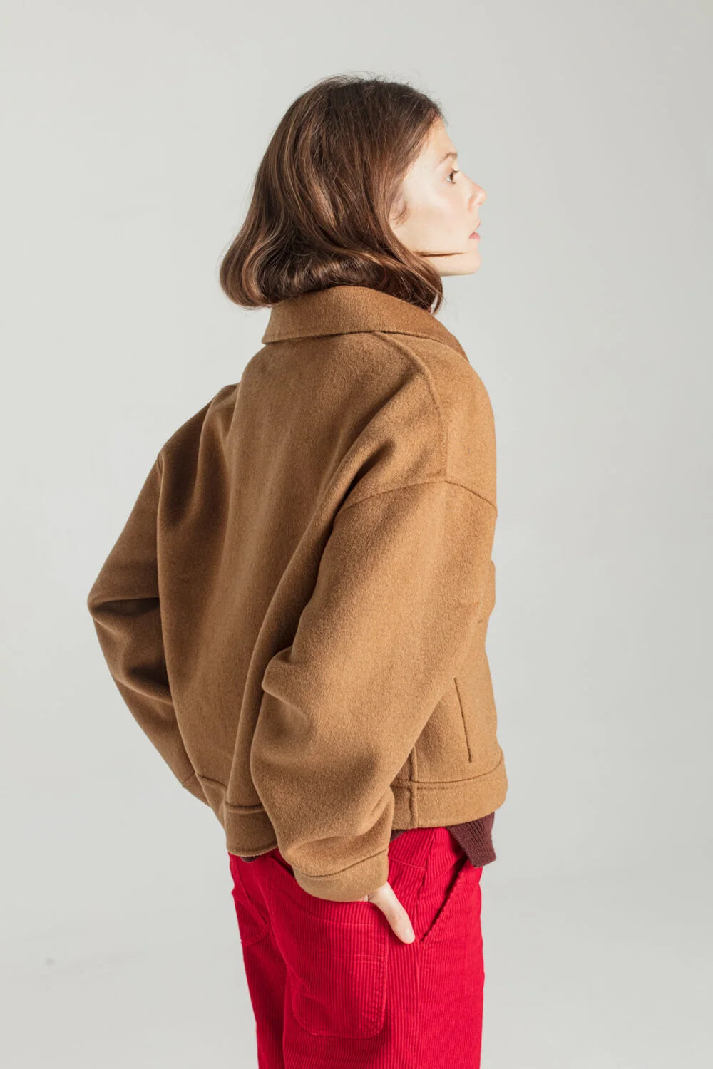 Mathilda Wool Jacket Brown