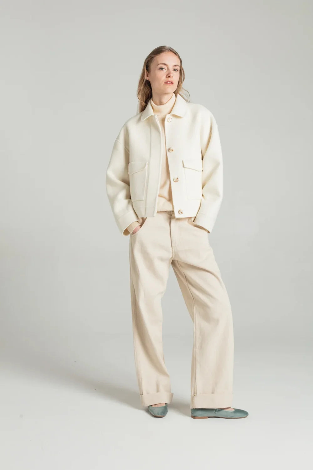 Mathilda Wool Jacket Off White