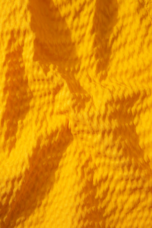 Seersucker Swimsuit Short — YELLOW