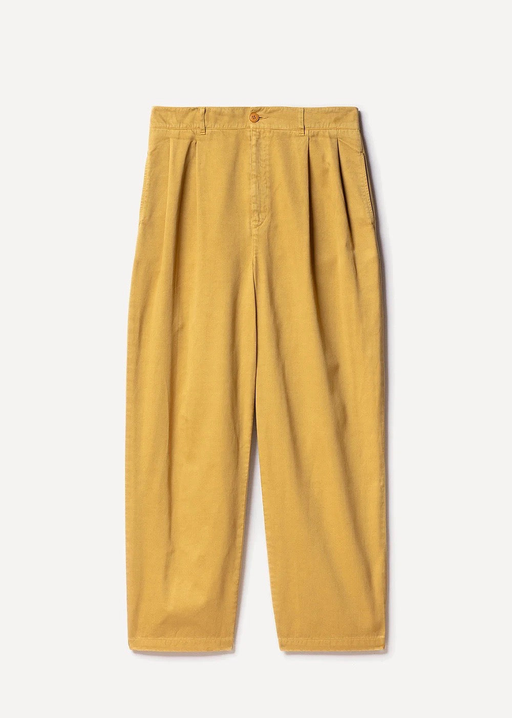 Pitt Wide Gabardine Pants — BEIGE