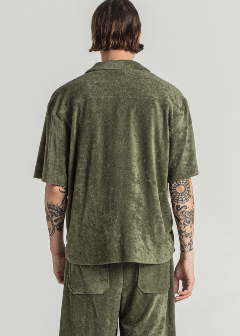 Calfe Sponge Shirt — NAVY