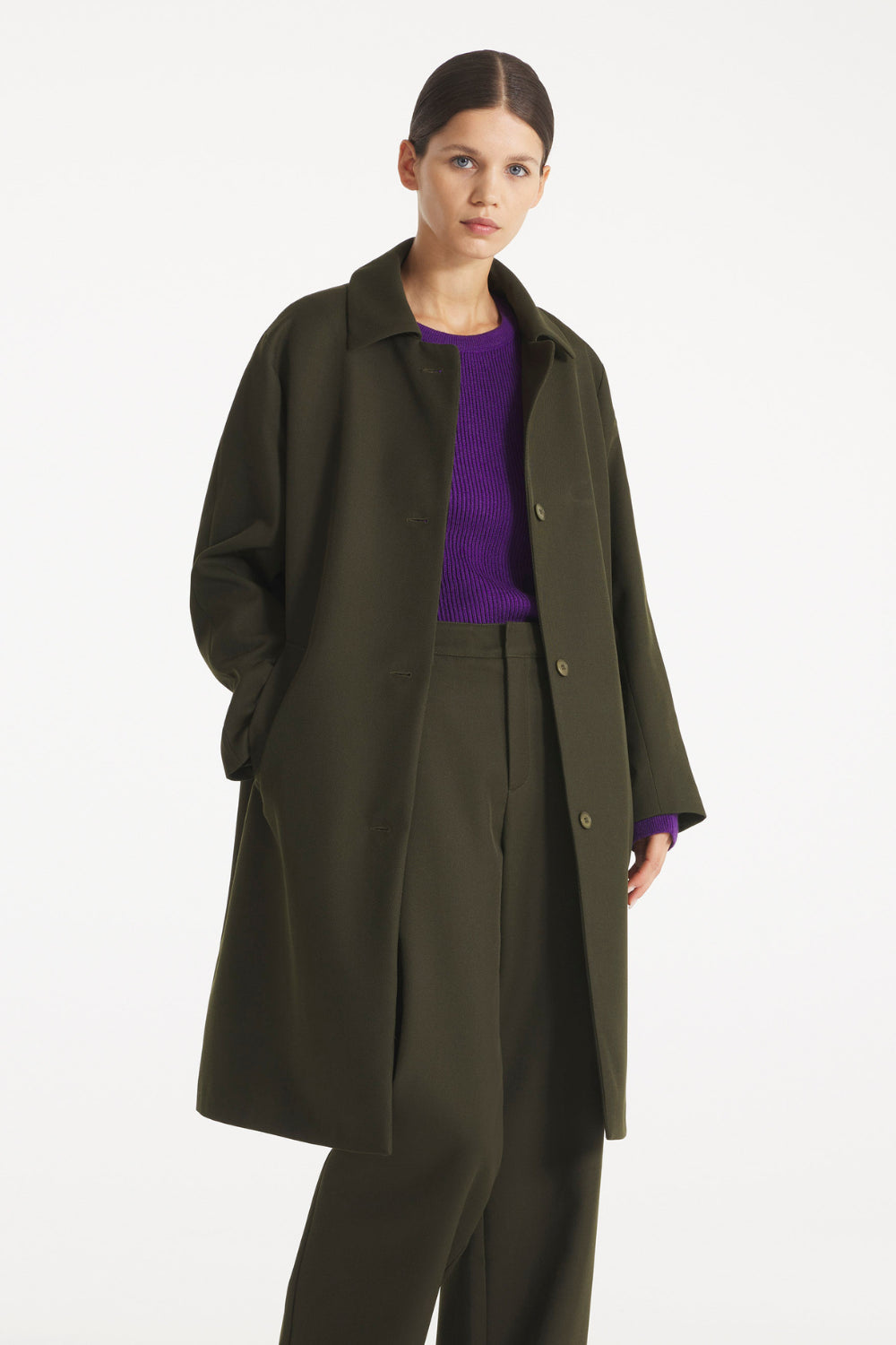 Magic-Wool Trench — KHAKI