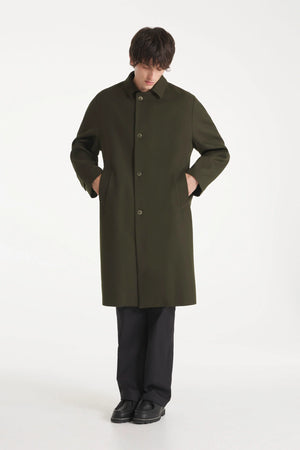Manfred Wool Trench — KHAKI
