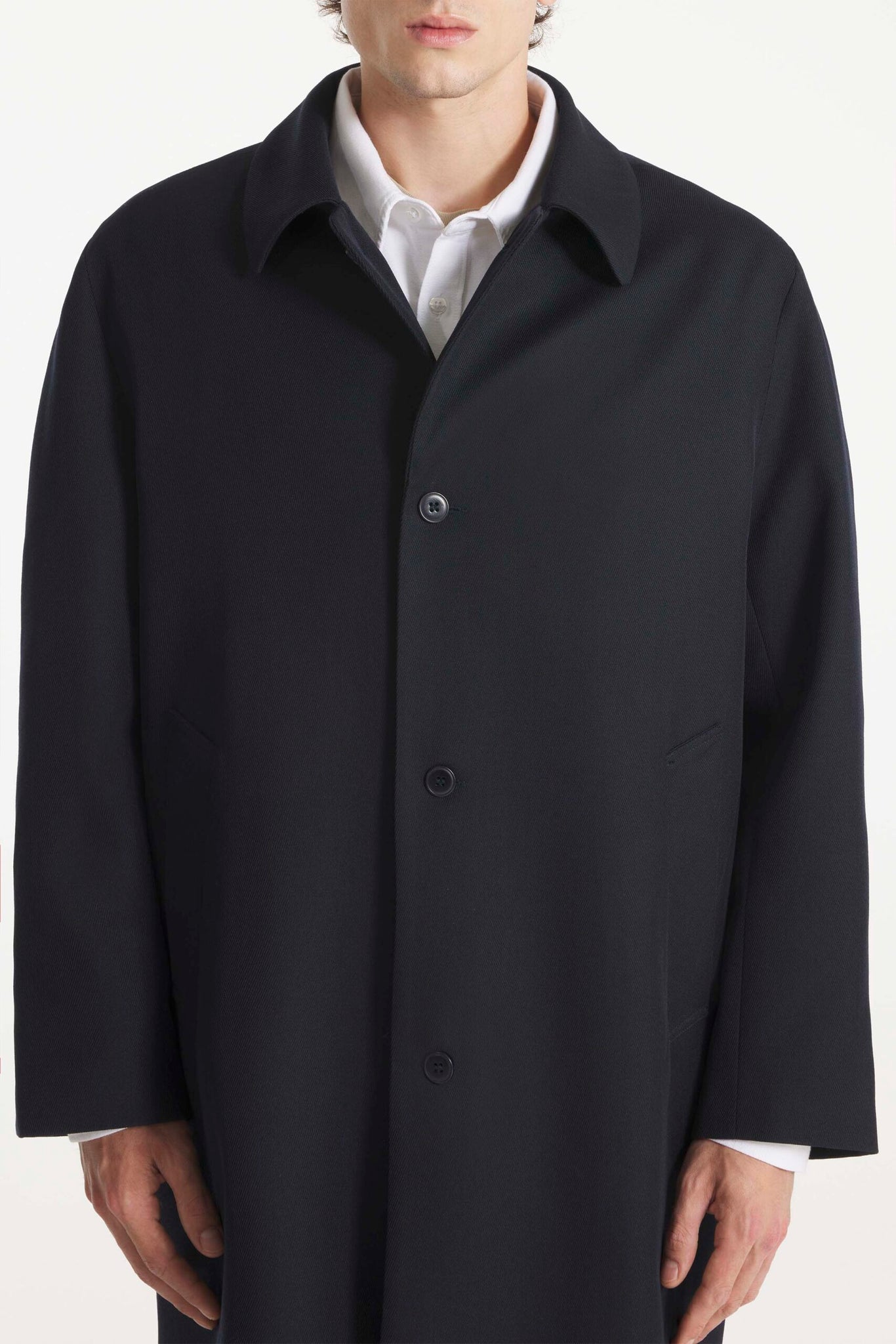 Manfred Wool Trench — NAVY