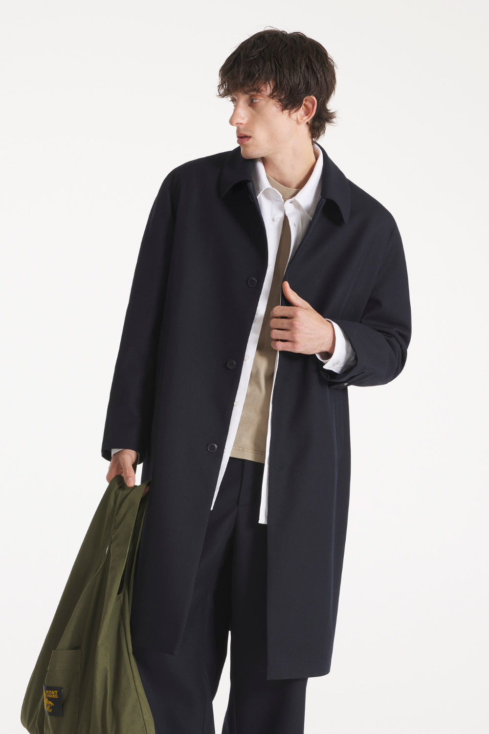Manfred Wool Trench — NAVY