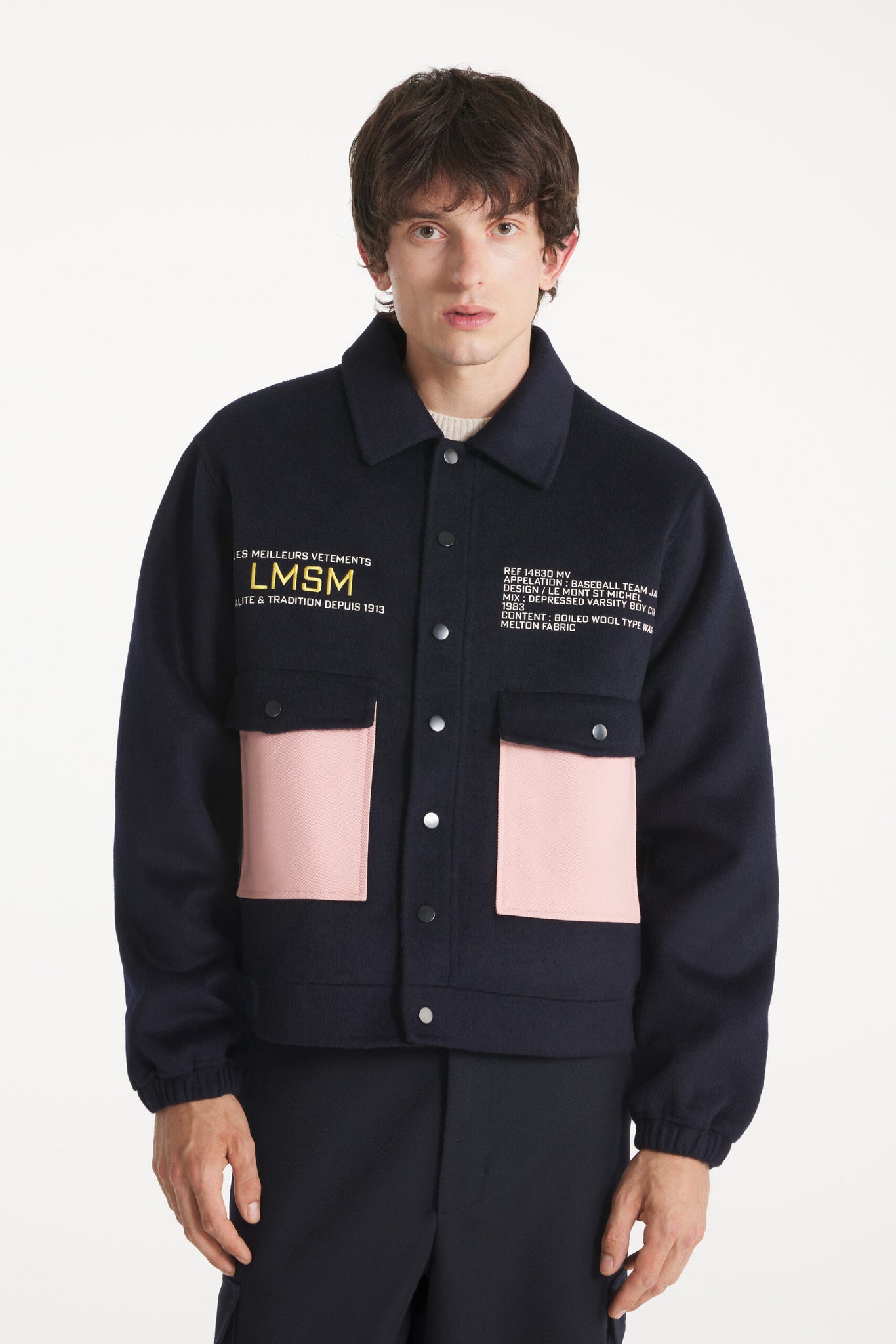 Vandem Fancy Jacket — NAVY