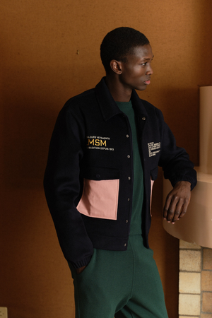 Vandem Fancy Jacket — NAVY