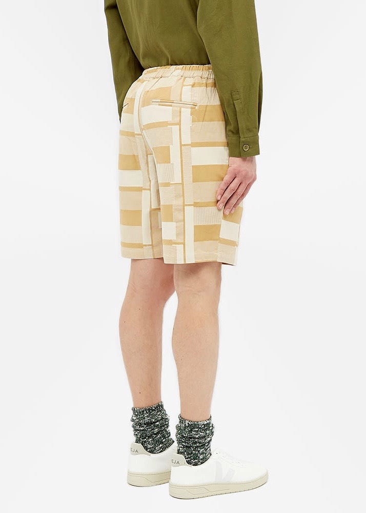 Assembly Drawcord Shorts Jacquard — YELLOW