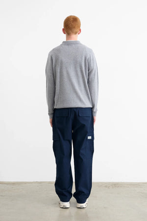 Wool Polo — CHOCOLATE
