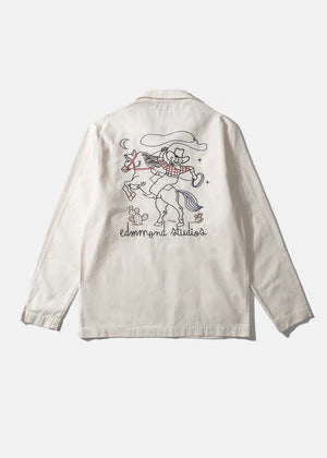Embroidery Jacket — WHITE