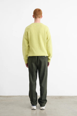 Glasgow crew-neck sweater  — YELLOW