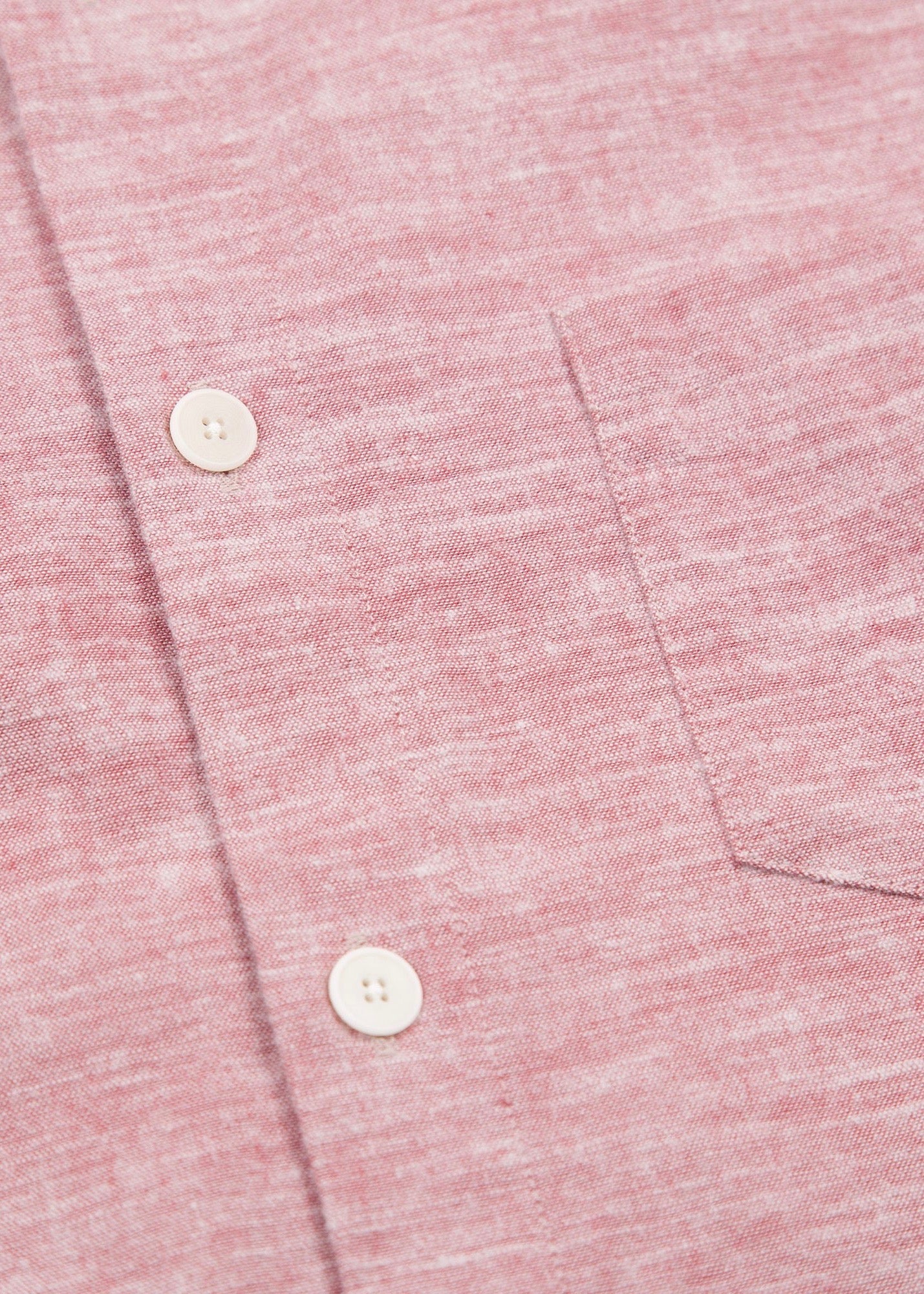 Relaxed Fit Shirt — BRICK RED MELANGE