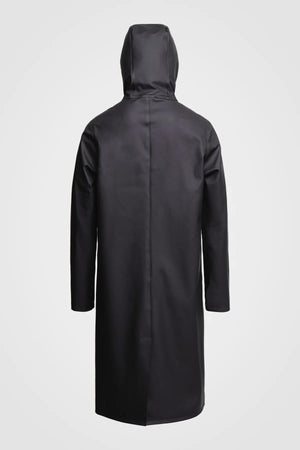 Stockholm Long Raincoat - Black