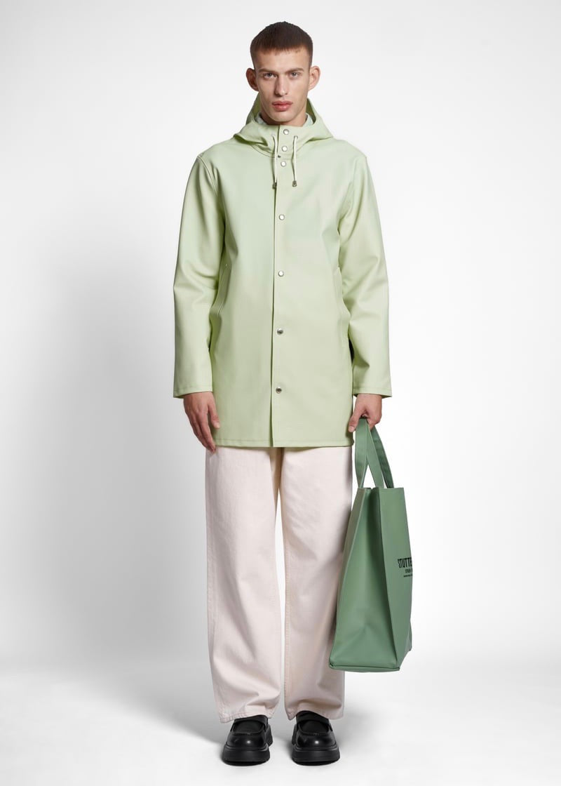 Stockholm Raincoat — SEAFOAM GREEN