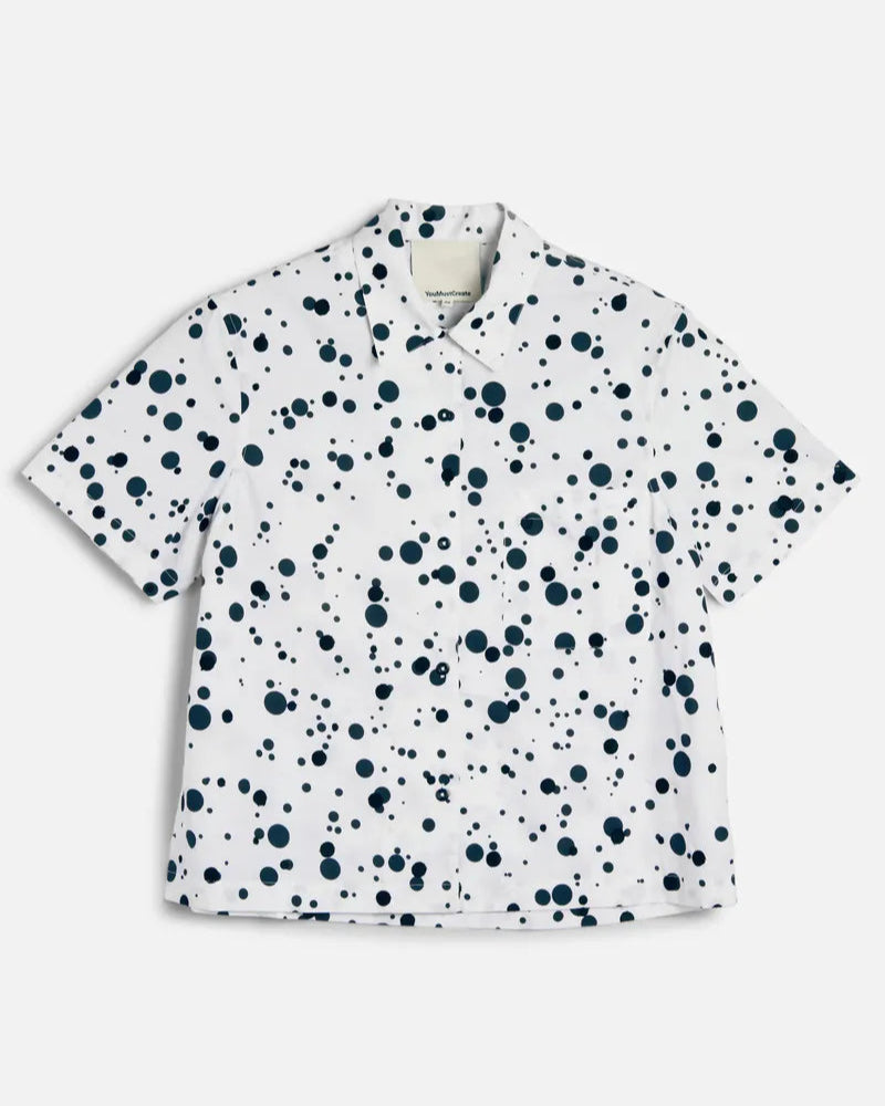 Vegas Shirt — WHITE BLACK