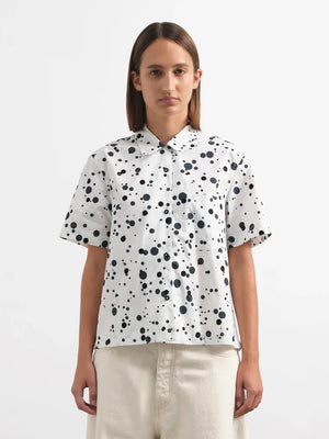 Vegas Shirt — WHITE BLACK