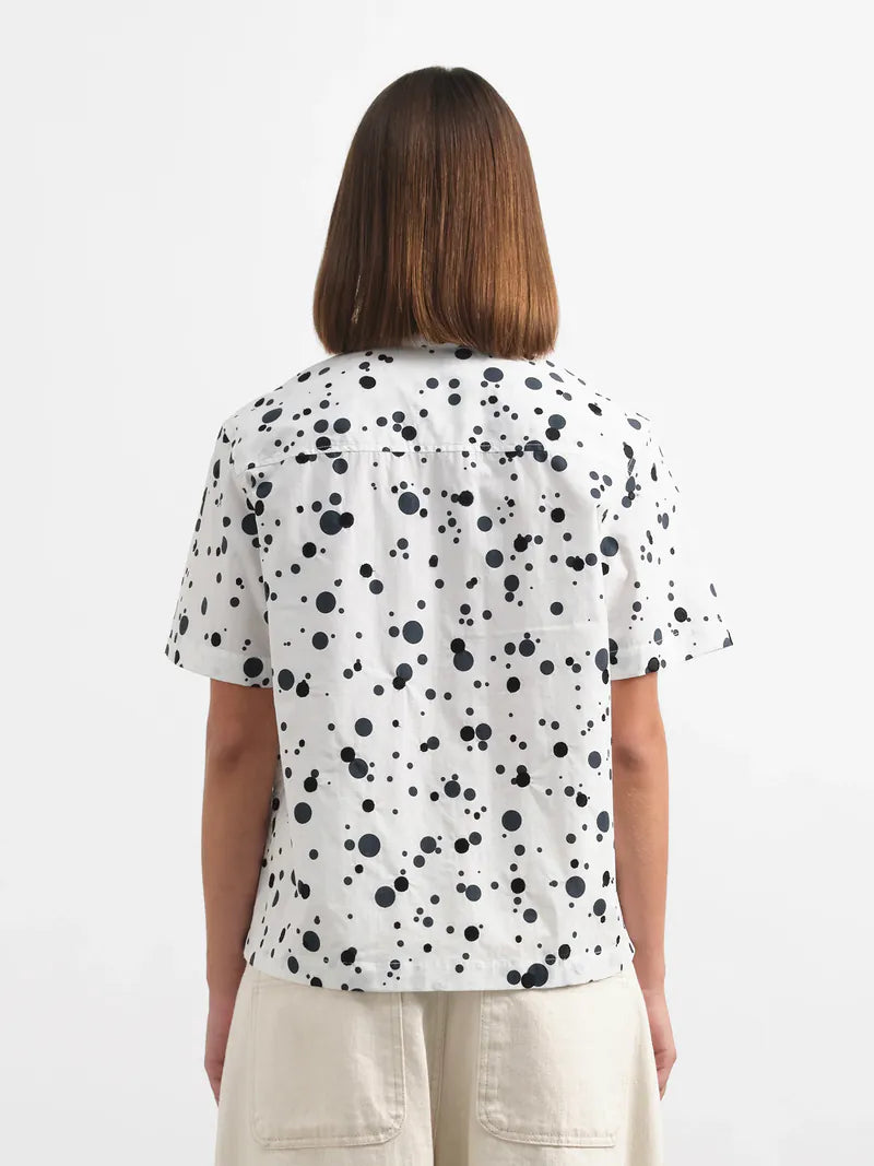 Vegas Shirt — WHITE BLACK