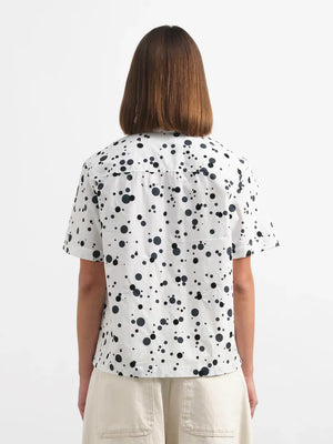 Vegas Shirt — WHITE BLACK