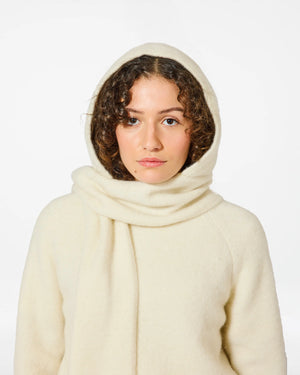 Baby Integrated Hood and Scarf — DARK BLUE