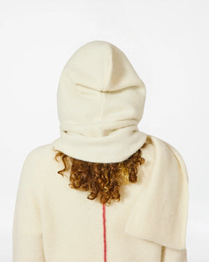 Baby Integrated Hood and Scarf — DARK BLUE