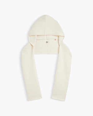 Baby Integrated Hood and Scarf — DARK BLUE