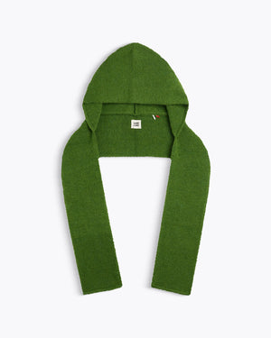Baby Integrated Hood and Scarf — LUSH GREEN