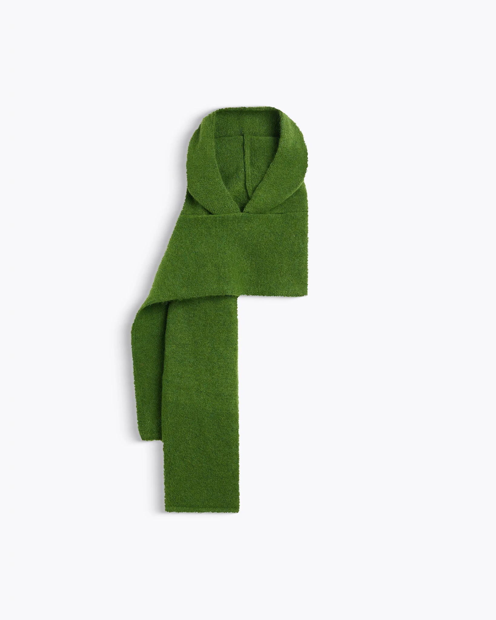 Baby Integrated Hood and Scarf — LUSH GREEN