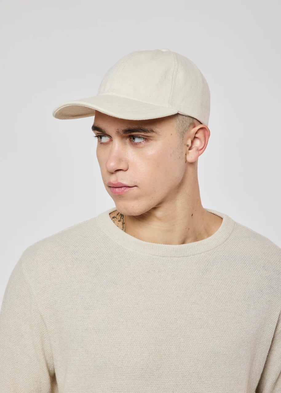 Barry Berryl Denim Cap — ECRU