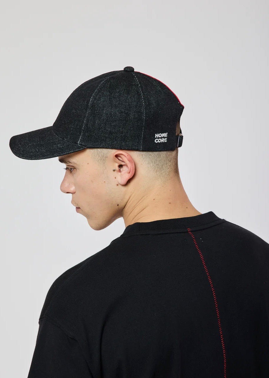 Barry Katz Denim Cap — BLACK