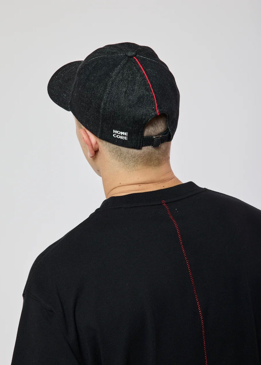 Barry Katz Denim Cap — BLACK