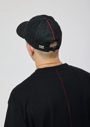 Barry Katz Denim Cap — BLACK