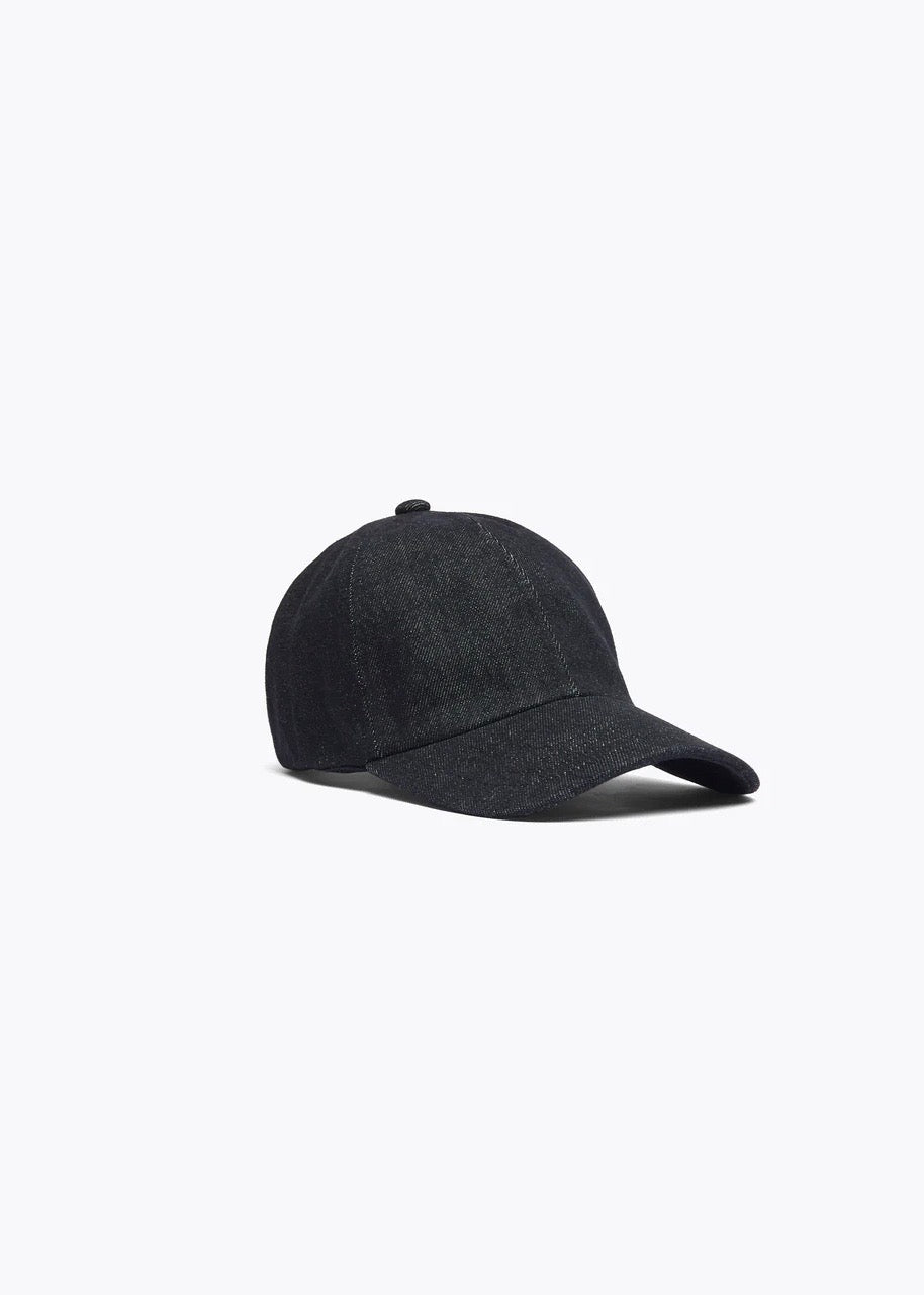 Barry Katz Denim Cap — BLACK