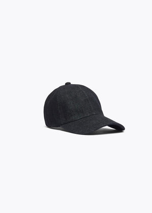 Barry Katz Denim Cap — BLACK
