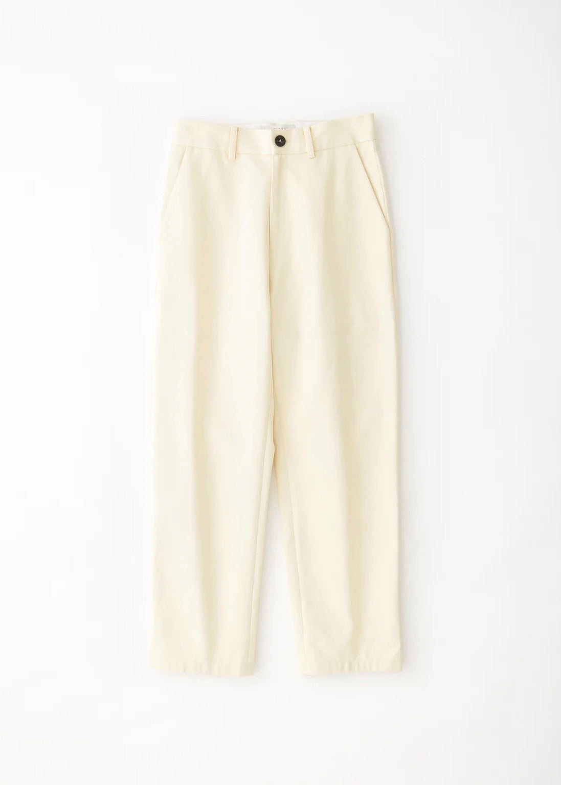 Bill Pant Peached Cotton Twill — CREAM