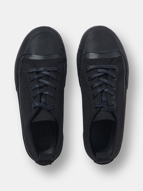 Byrd Rubberised Canvas Shoe — DARKEST NAVY