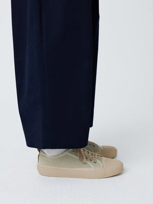 Byrd Rubberised Canvas Shoe — KHAKI