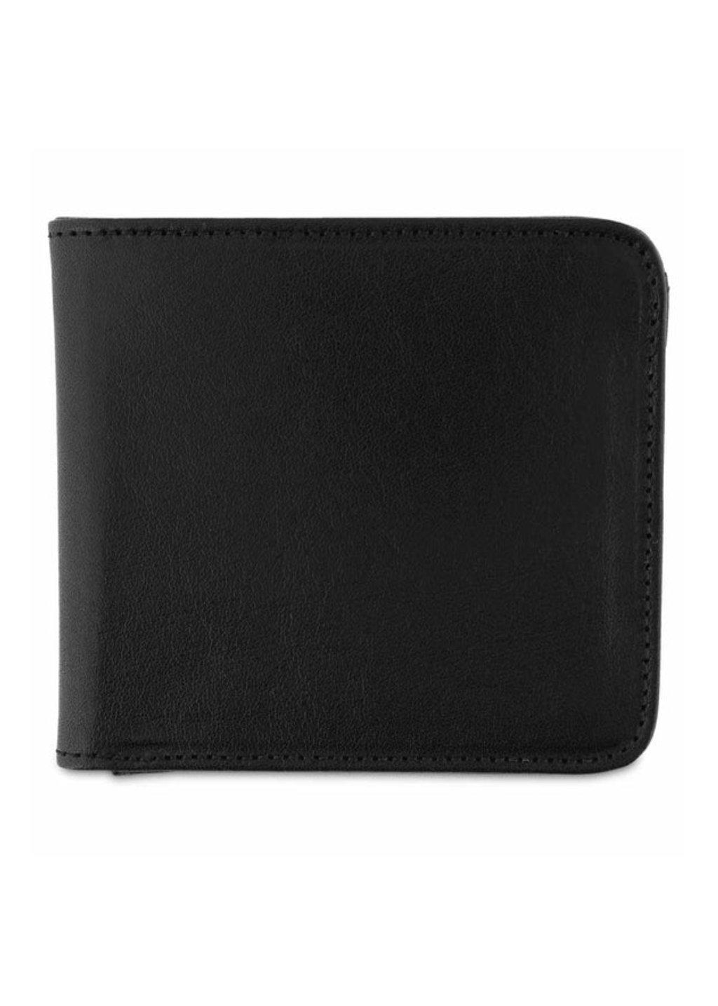 Billfold Leather  Wallet — BLACK