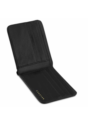 Billfold Leather  Wallet — BLACK