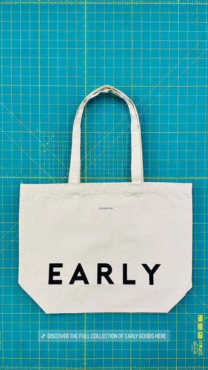 EARLY Tote Bag — ECRU