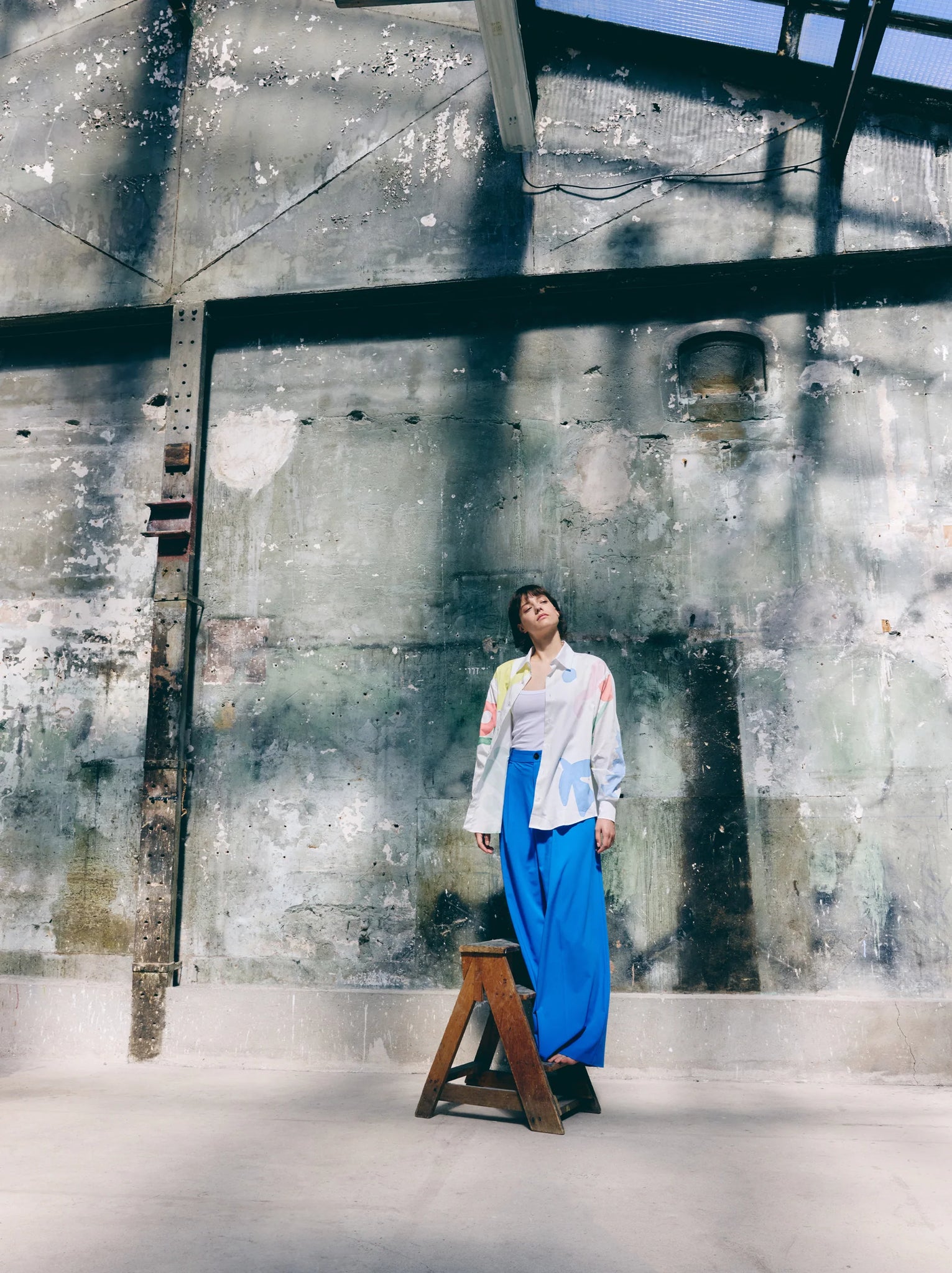 Watercolour Shirt — WHITE MULTI