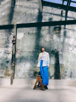 Watercolour Shirt — WHITE MULTI