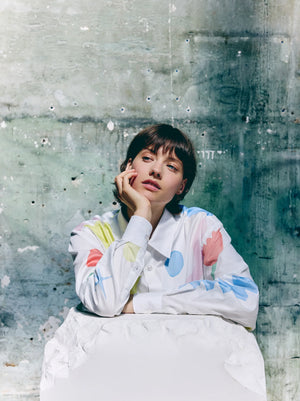 Watercolour Shirt — WHITE MULTI