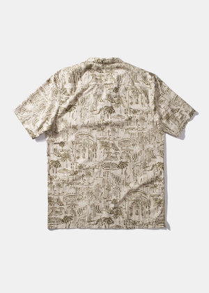 City Shirt —  SAND / OLIVE