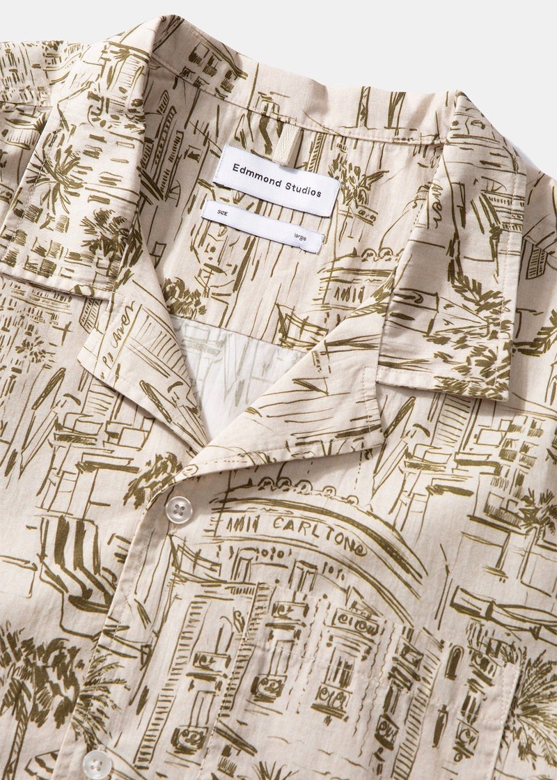 City Shirt —  SAND / OLIVE