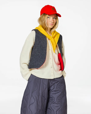 Eva Woolly Vest — ANTHRACITE