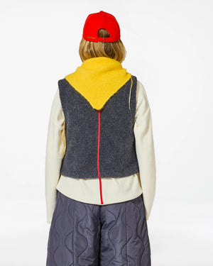 Eva Woolly Vest — ANTHRACITE